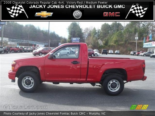 2008 Chevrolet Colorado Regular Cab 4x4 in Victory Red