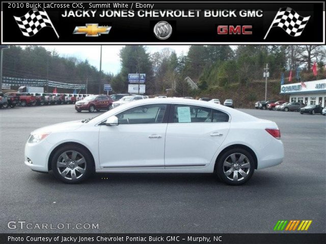 2010 Buick LaCrosse CXS in Summit White