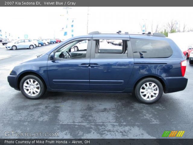 2007 Kia Sedona EX in Velvet Blue