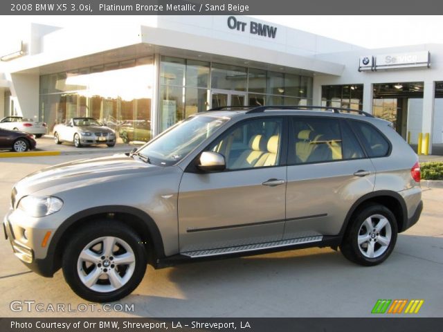 2008 BMW X5 3.0si in Platinum Bronze Metallic