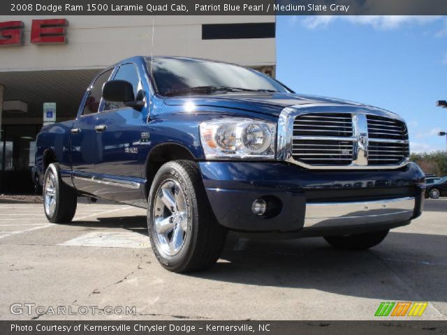 2008 Dodge Ram 1500 Laramie Quad Cab in Patriot Blue Pearl