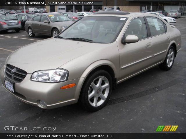 2000 Nissan Maxima SE in Sunlit Sand Metallic