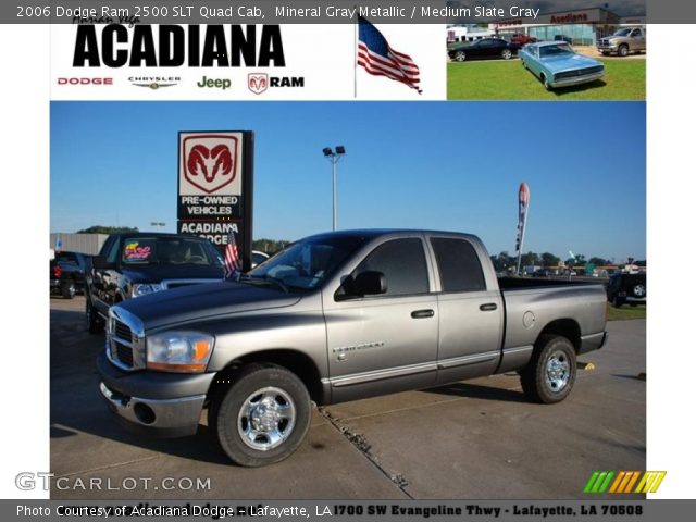 2006 Dodge Ram 2500 SLT Quad Cab in Mineral Gray Metallic