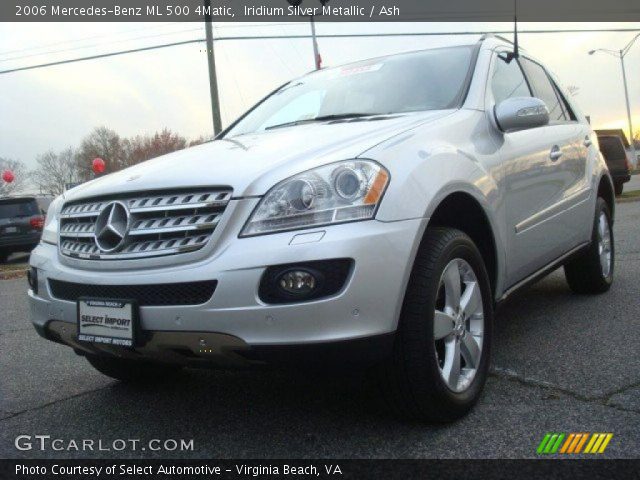 2006 Mercedes-Benz ML 500 4Matic in Iridium Silver Metallic