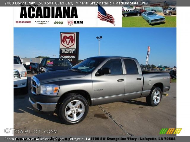2008 Dodge Ram 1500 SXT Quad Cab in Mineral Gray Metallic
