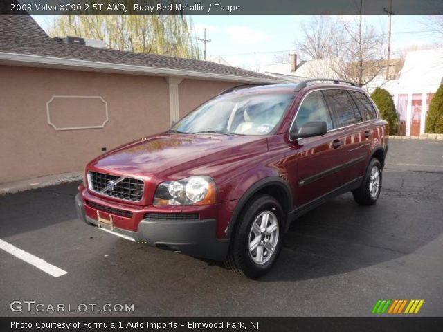 2003 Volvo XC90 2.5T AWD in Ruby Red Metallic