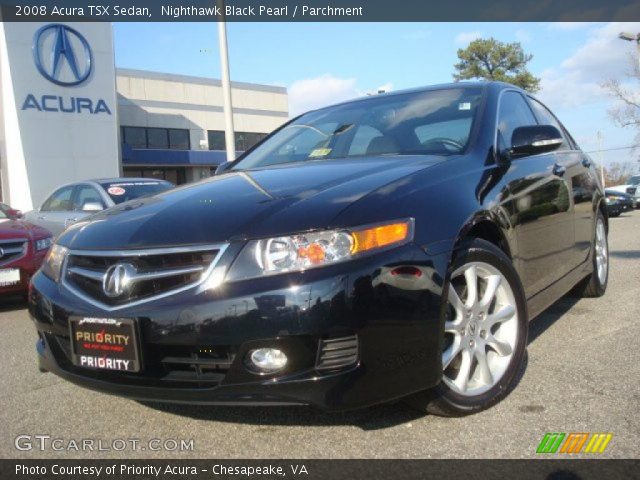 2008 Acura TSX Sedan in Nighthawk Black Pearl