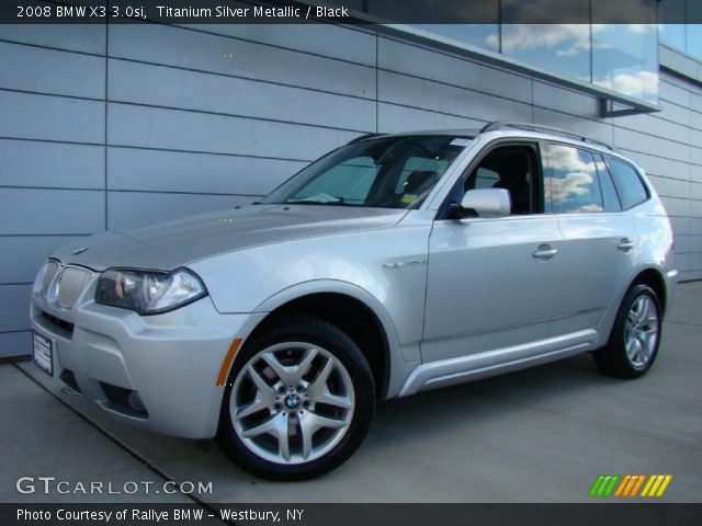 2008 BMW X3 3.0si in Titanium Silver Metallic