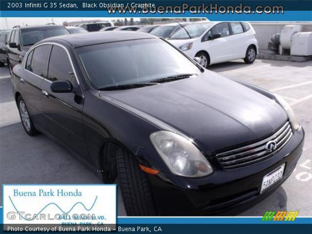 2003 Infiniti G 35 Sedan in Black Obsidian