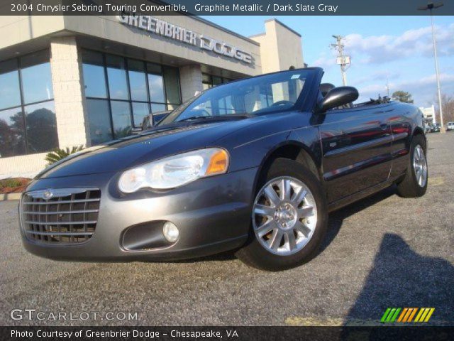 2004 Chrysler Sebring Touring Convertible in Graphite Metallic