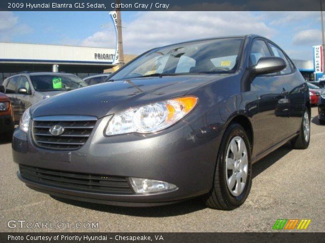 2009 Hyundai Elantra GLS Sedan in Carbon Gray