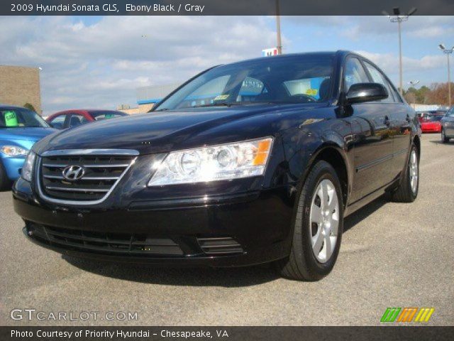 2009 Hyundai Sonata GLS in Ebony Black