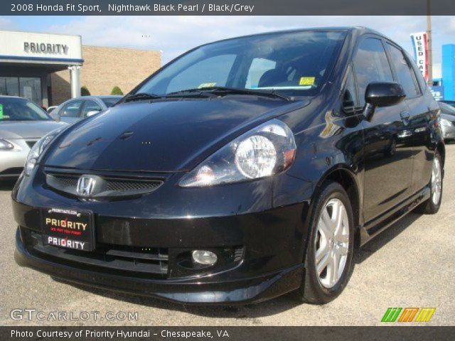 2008 Honda Fit Sport in Nighthawk Black Pearl
