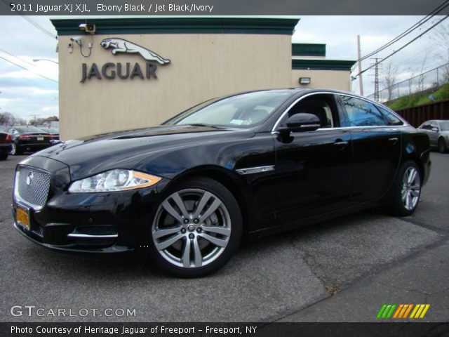 2011 Jaguar XJ XJL in Ebony Black