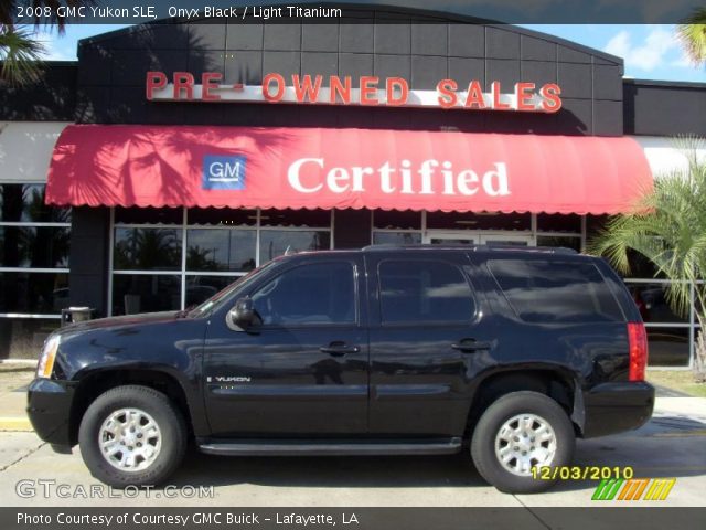 2008 GMC Yukon SLE in Onyx Black