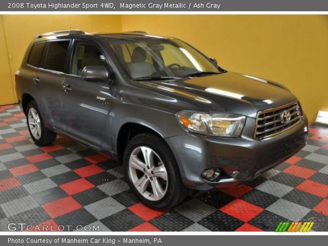 2008 Toyota Highlander Sport 4WD in Magnetic Gray Metallic