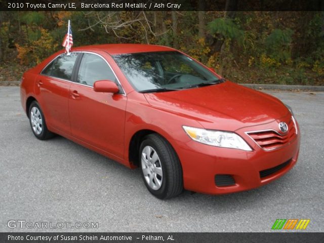 2010 Toyota Camry LE in Barcelona Red Metallic