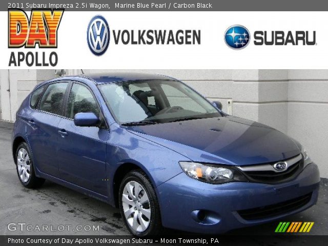 2011 Subaru Impreza 2.5i Wagon in Marine Blue Pearl