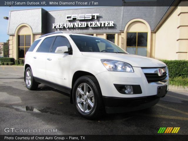 2007 Saturn Outlook XR in White Diamond Tricoat