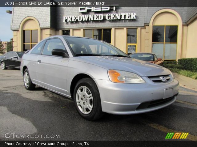 2001 Honda civic lx coupe black #4