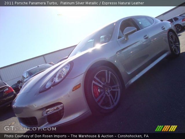 2011 Porsche Panamera Turbo in Platinum Silver Metallic