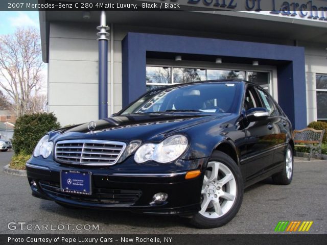 2007 Mercedes-Benz C 280 4Matic Luxury in Black