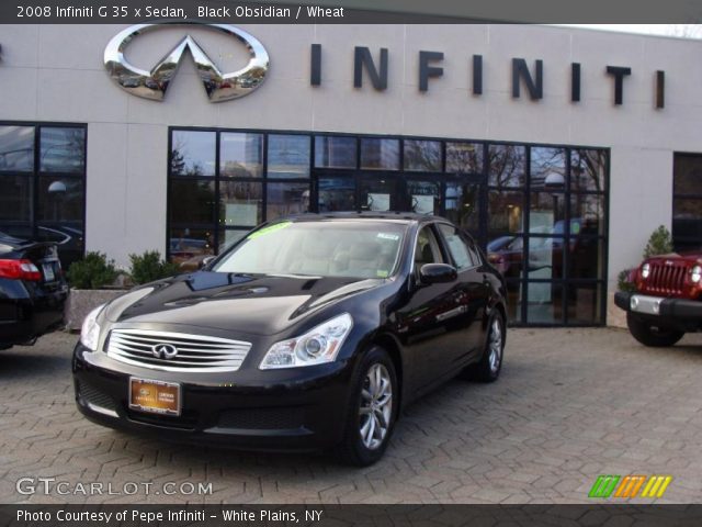 2008 Infiniti G 35 x Sedan in Black Obsidian