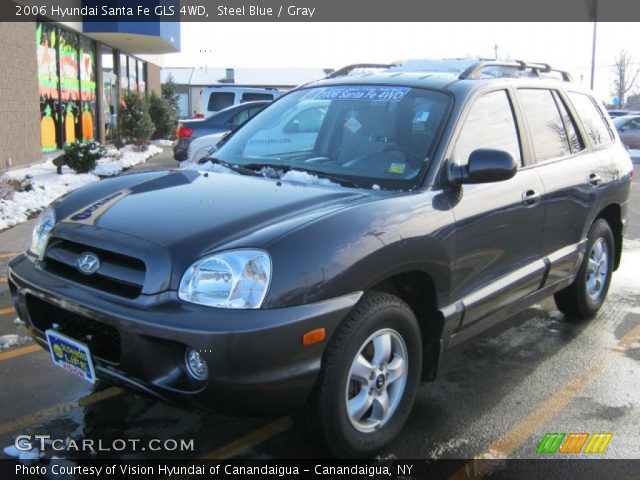 2006 Hyundai Santa Fe GLS 4WD in Steel Blue
