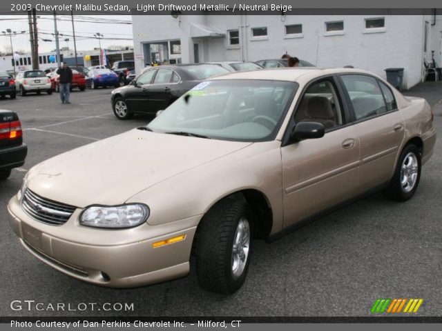 2003 Chevrolet Malibu Sedan in Light Driftwood Metallic