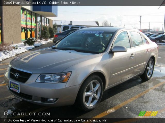 2006 Hyundai Sonata LX V6 in Golden Beige