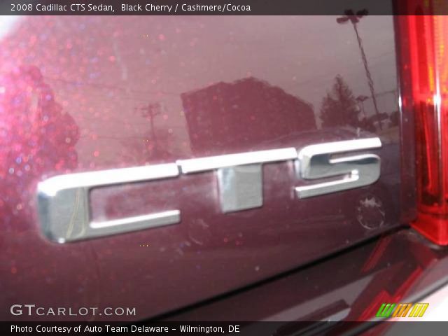 2008 Cadillac CTS Sedan in Black Cherry