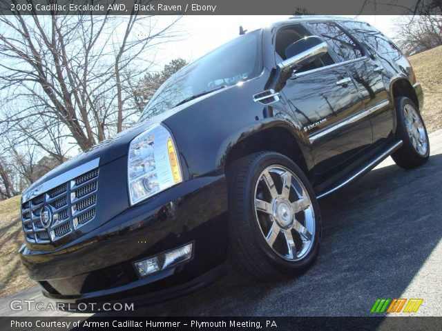 2008 Cadillac Escalade AWD in Black Raven