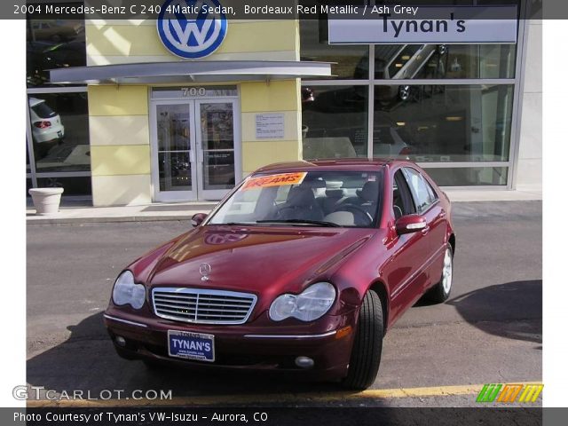 2004 Mercedes-Benz C 240 4Matic Sedan in Bordeaux Red Metallic