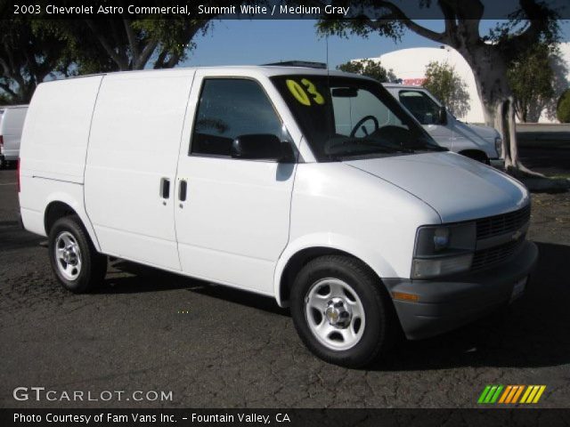 2003 Chevrolet Astro Commercial in Summit White