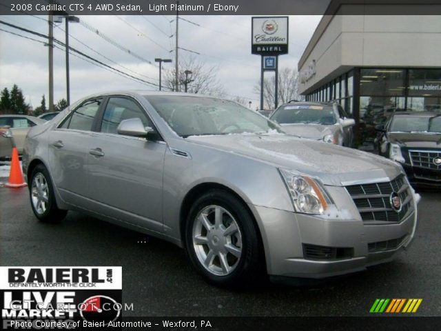 2008 Cadillac CTS 4 AWD Sedan in Light Platinum