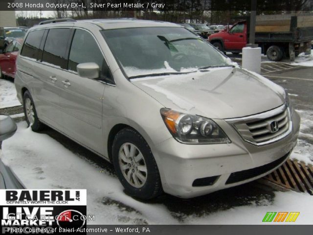 2008 Honda Odyssey EX-L in Silver Pearl Metallic