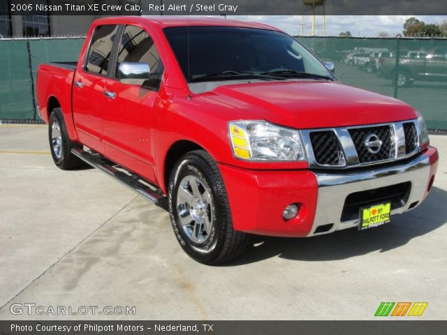 2006 Nissan Titan XE Crew Cab in Red Alert