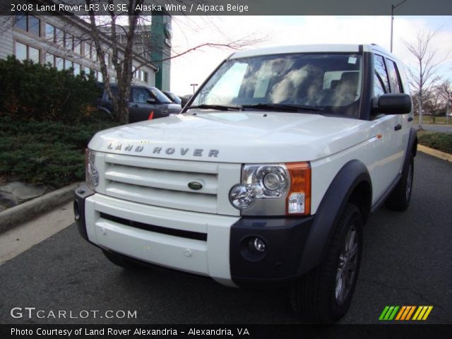2008 Land Rover LR3 V8 SE in Alaska White