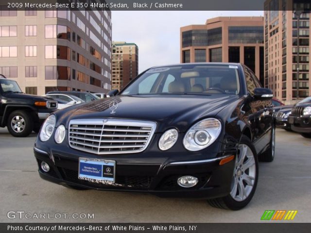 2009 Mercedes-Benz E 350 4Matic Sedan in Black