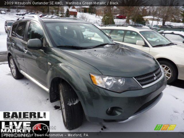2009 Mitsubishi Outlander SE 4WD in Manitoba Green Metallic