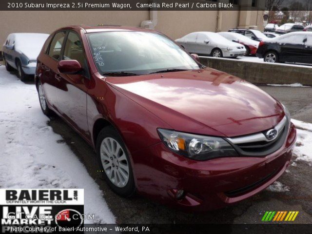 2010 Subaru Impreza 2.5i Premium Wagon in Camellia Red Pearl