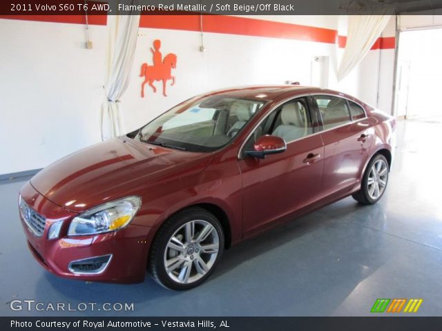 2011 Volvo S60 T6 AWD in Flamenco Red Metallic