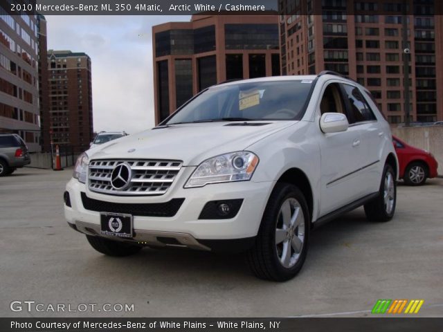 2010 Mercedes-Benz ML 350 4Matic in Arctic White