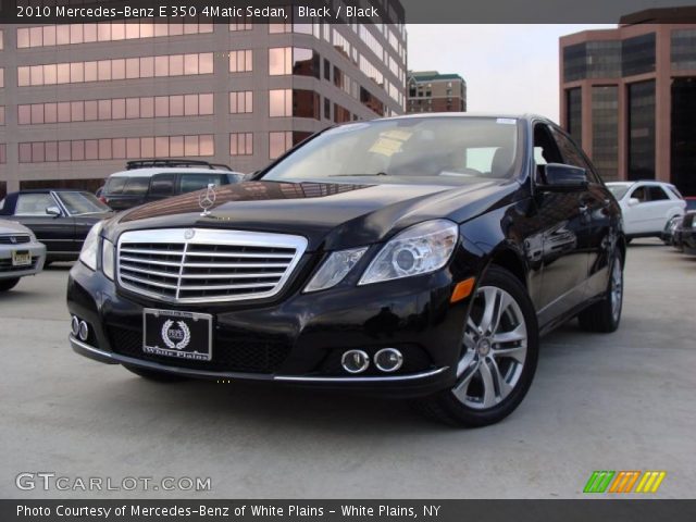 2010 Mercedes-Benz E 350 4Matic Sedan in Black