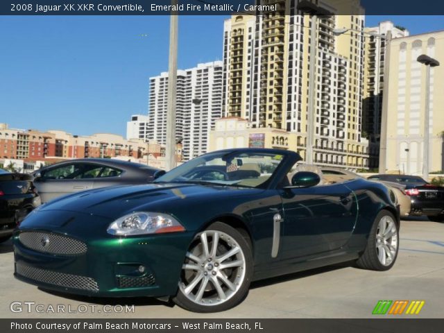 2008 Jaguar XK XKR Convertible in Emerald Fire Metallic