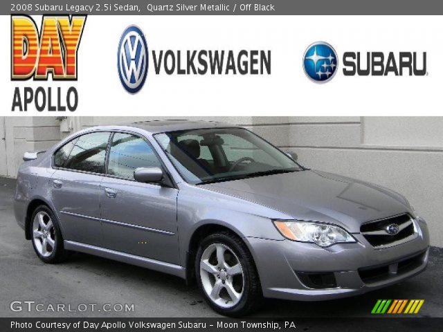 2008 Subaru Legacy 2.5i Sedan in Quartz Silver Metallic