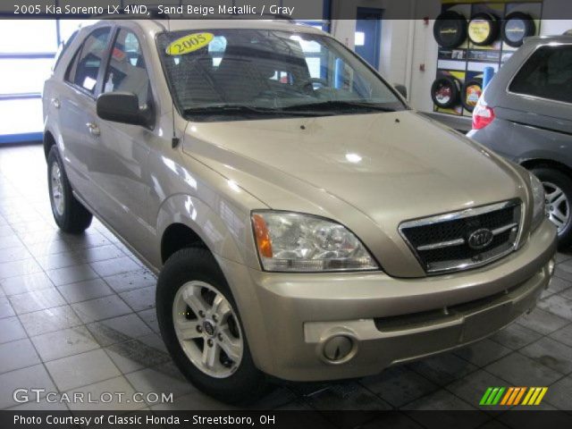 2005 Kia Sorento LX 4WD in Sand Beige Metallic