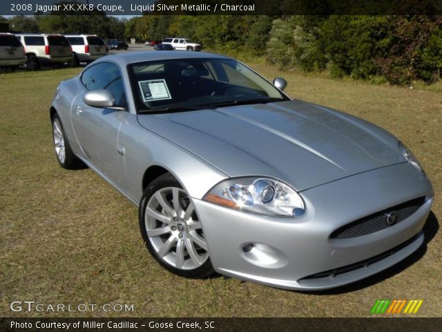 2008 Jaguar XK XK8 Coupe in Liquid Silver Metallic