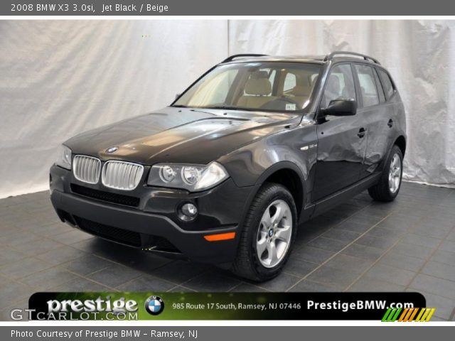 2008 BMW X3 3.0si in Jet Black