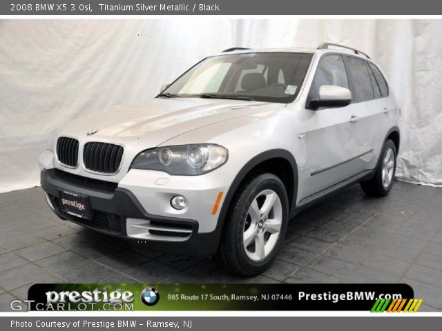 2008 BMW X5 3.0si in Titanium Silver Metallic